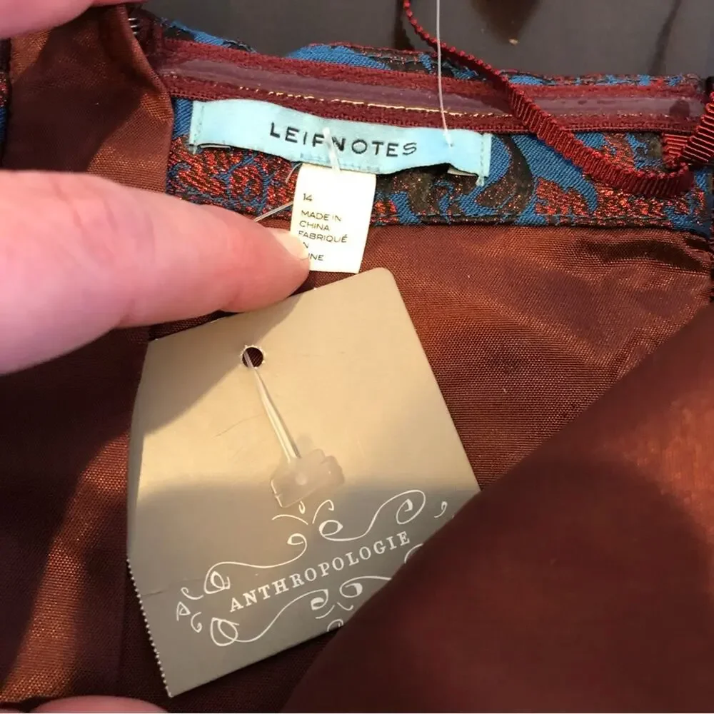 Anthropologie leifnotes blue